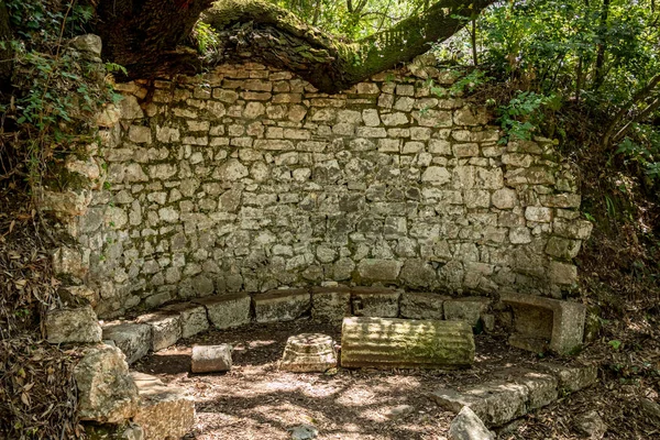 Ruínas arqueológicas Butrint National Park, Albânia — Fotografia de Stock