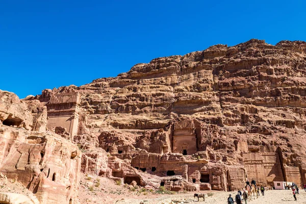 Petra Jordan Január 2020 Sírok Hogy Lehetett Látni Amikor Séta — Stock Fotó