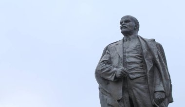 Lenin Anıtı, U.S.R. döneminde.