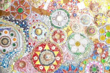 Hazır fotoğraf - mozaik desen yakın çekim