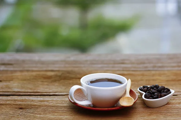 Stock Photo - coffee cup close seup on the table — стоковое фото