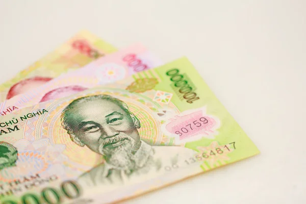 Foto de stock - Moneda vietnamita Billetes de Dong . —  Fotos de Stock
