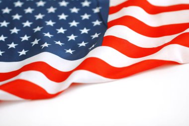 Amerikan bayrağı rüzgarda. bir serinin parçası.