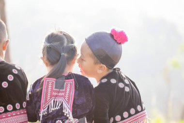 Chiang Mai, Tayland - 5 Kasım: Tanımlanamayan tepe tri portresi