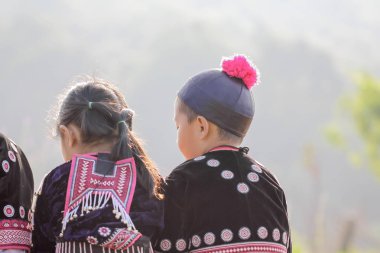 Chiang Mai, Tayland - 5 Kasım: Tanımlanamayan tepe tri portresi