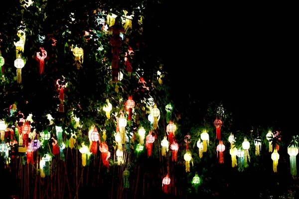 Floating lantern Festival in Chiangmai, Thailand — Stock Photo, Image