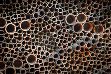 Toprak karanlık duvar elemanları çimento harç Background.M ilişkili