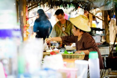 Süphan Buri, Tayland - Janurary, 13, 2018: Tanımlanamayan adı o