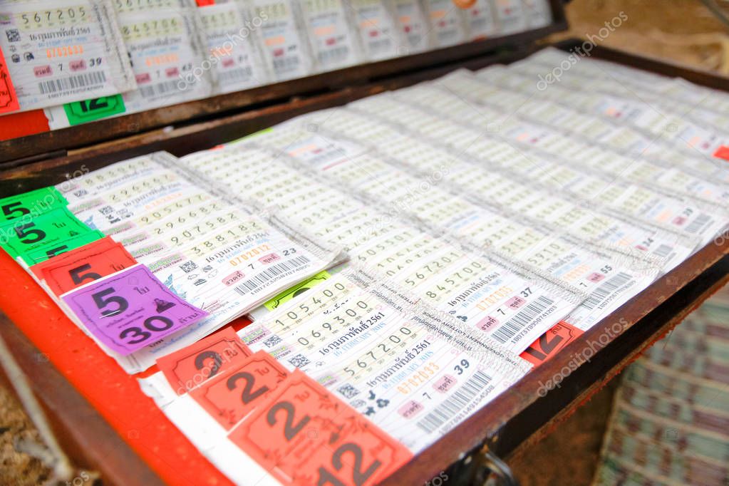 Thai goverment lottery. Thai translation: Thai goverment lottery