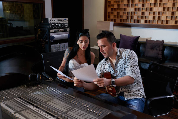 Composer and singer working on new album