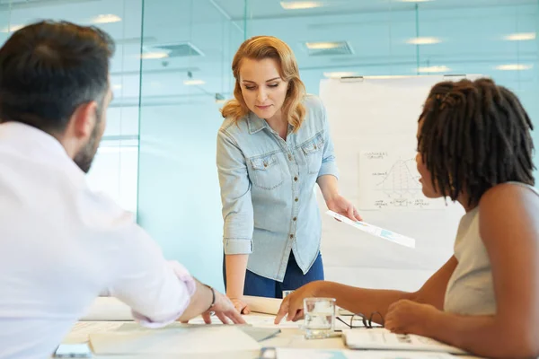 Trabajo en equipo empresarial — Foto de Stock