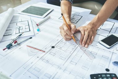 Yapı mühendisi çizim planı