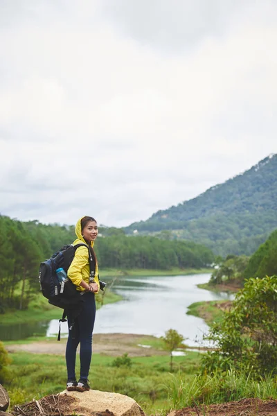 Turista bastante femenina —  Fotos de Stock