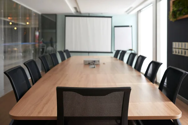 Empty Meeting Room Focus Chair Chef — Stock Photo, Image