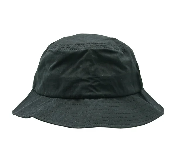 Blank Bucket Hat Color Black White Background — Stock Photo, Image