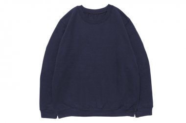 Beyaz arka plan üzerinde boş kazak renk Donanma şablon Önden Görünüm