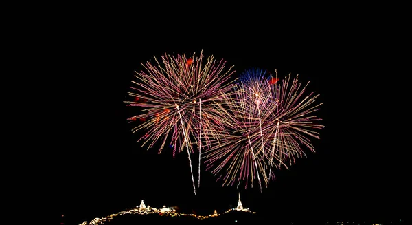 Firework New Year Happy — Stock Photo, Image