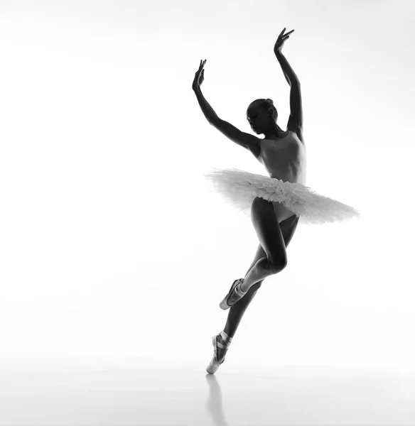 Ballerina Tutu Pointe Schoenen Dansen — Stockfoto