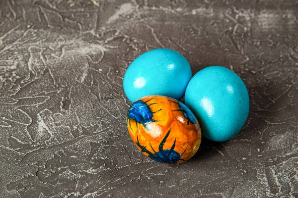 Multi Colored Easter Eggs Covid Epidemic — Stock Photo, Image