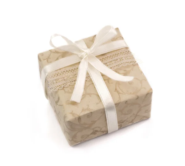Dekoratif hediye kutusu şeritler — Stok fotoğraf