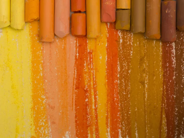 Crayons artísticos coloridos — Fotografia de Stock