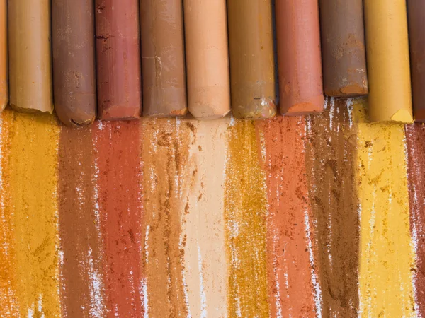Kahverengi sanatsal boya kalemi — Stok fotoğraf