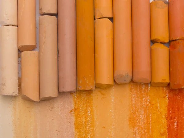 Pastelli artistici oranbe — Foto Stock