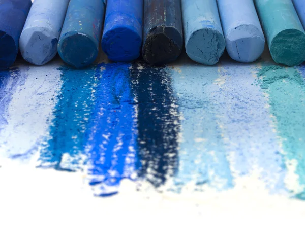 Blue artistic pastels — Stock Photo, Image