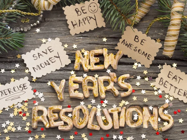 Resoluciones de Año Nuevo — Foto de Stock