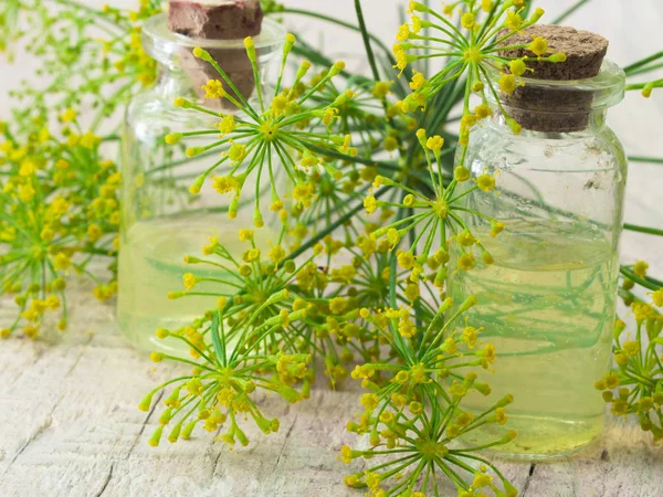 Fresh dill herb on the table — Stock Photo, Image