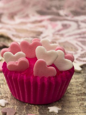 cupcake vintage bir aranjman