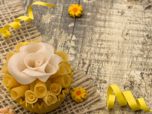 Cupcake in een vintage arrangement — Stockfoto