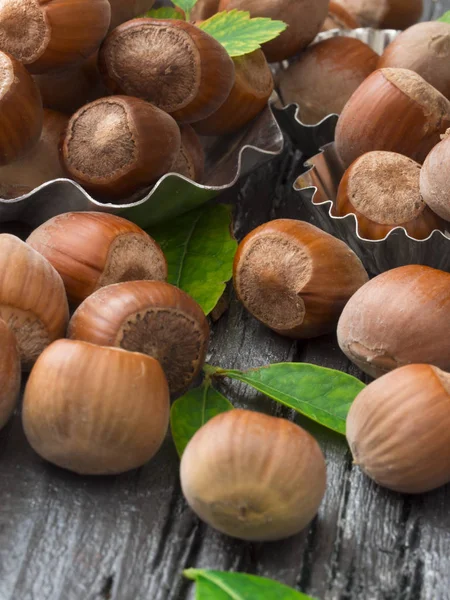 Fresh and healthy hazelnuts — Stock Photo, Image
