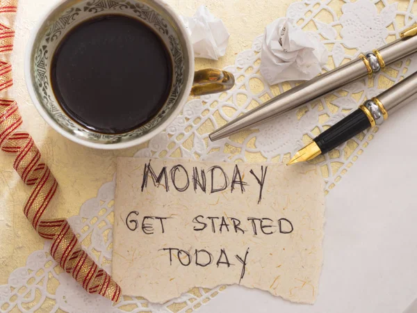 It is Monday concept — Stock Photo, Image