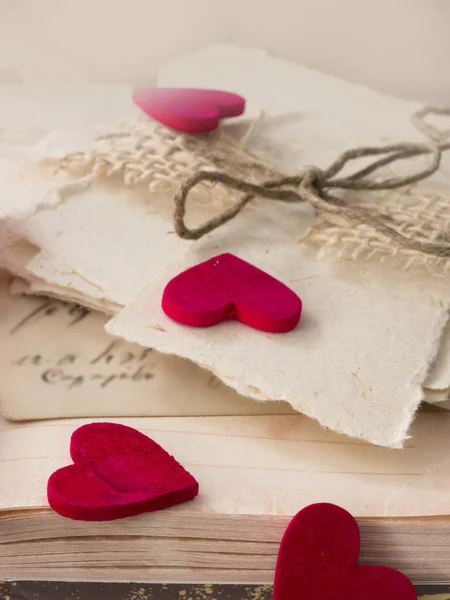 Escribir cartas de amor —  Fotos de Stock