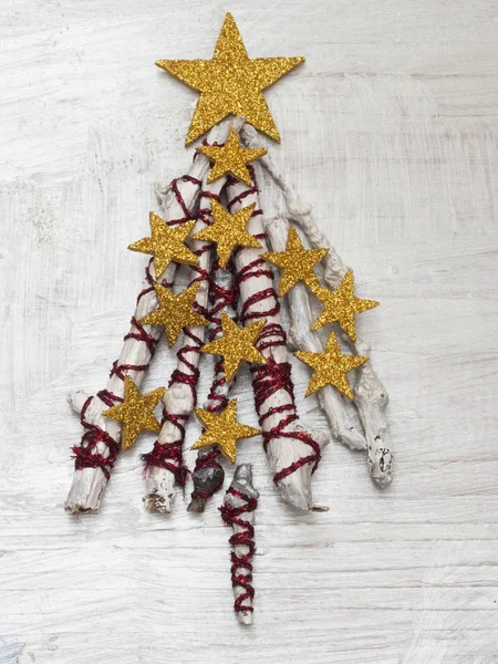 Decorative Christmas tree — Stock Photo, Image