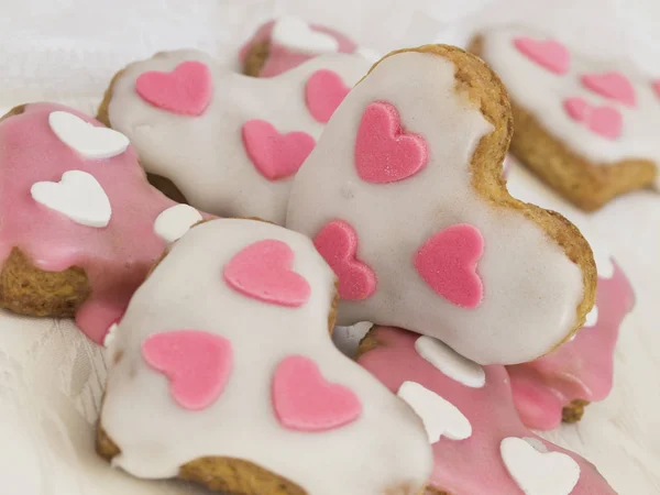 Vkusné Soubory Cookie Stůl — Stock fotografie