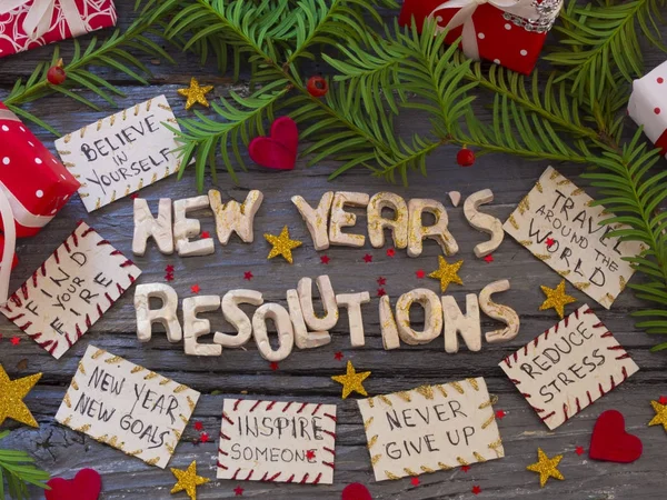 New Year Resoluties — Stockfoto