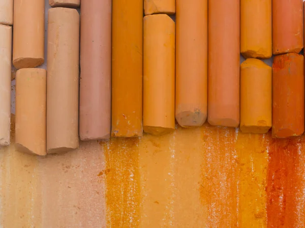 Lápices Colores Artísticos Primer Plano —  Fotos de Stock