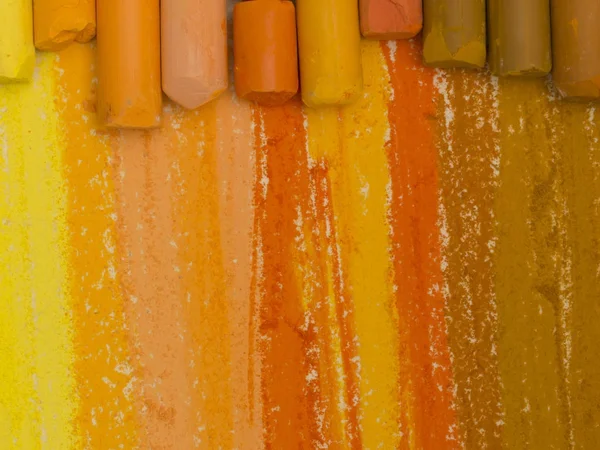 Lápices Colores Artísticos Primer Plano —  Fotos de Stock