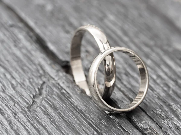 装饰结婚戒指 — 图库照片