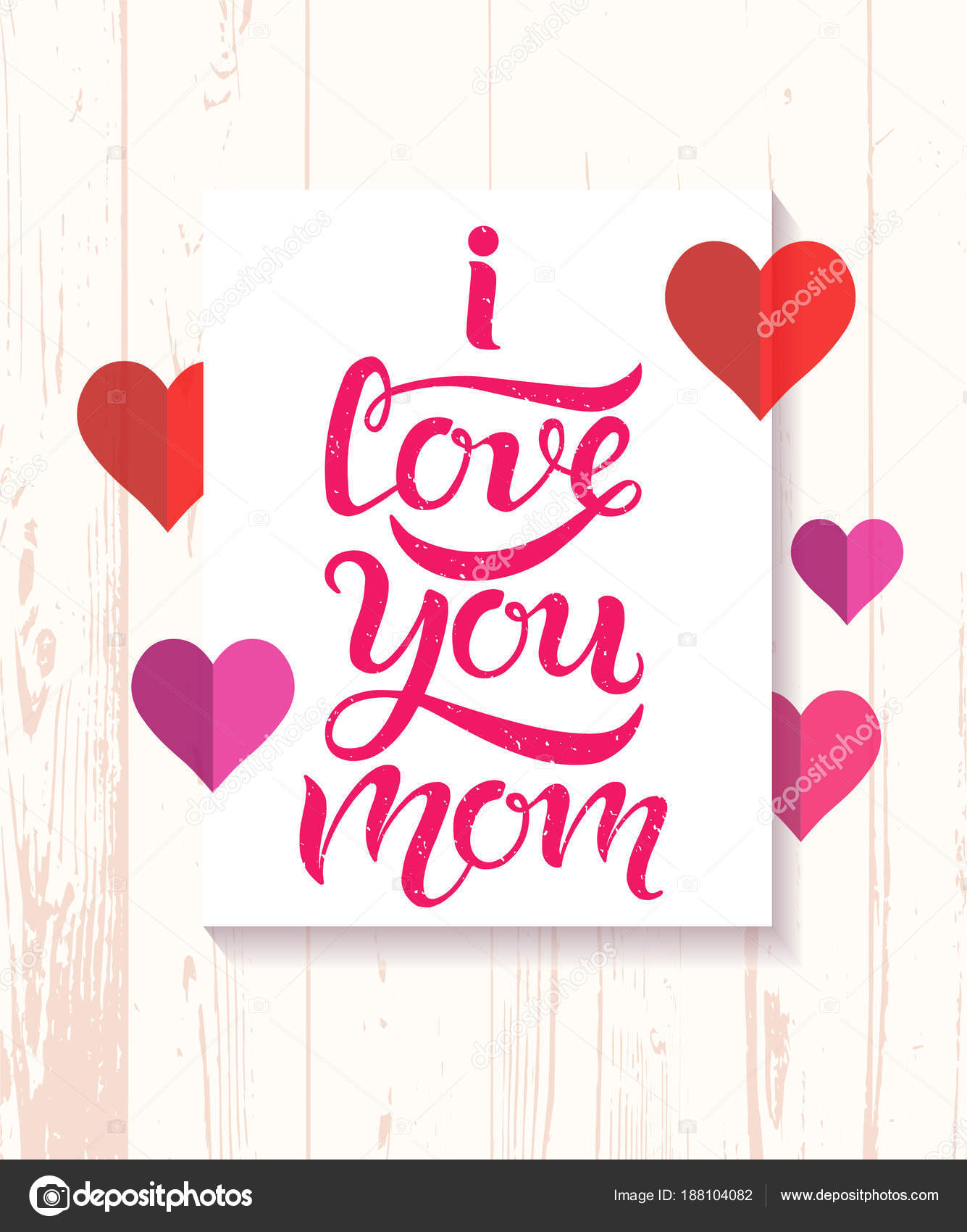 I Love You Mom Vector Image By C Illustraterita Vector Stock I Love You Mom Vector Image By C Illustraterita Vector Stock