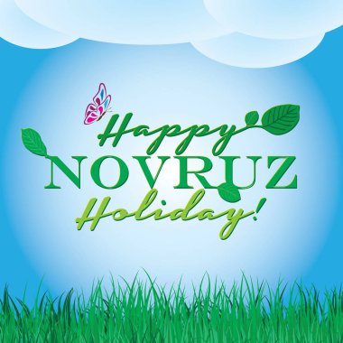 Mutlu Novruz tatil kartı