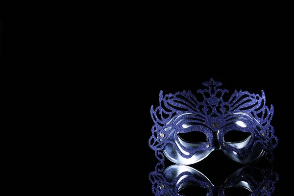 Maschera di Carnevale Blu — Foto Stock