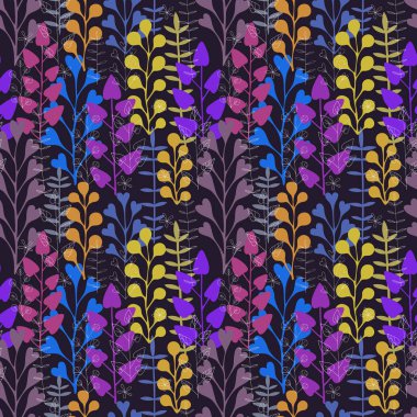 Güzel çiçek süsleme. Renkli vektör tatil kartı.