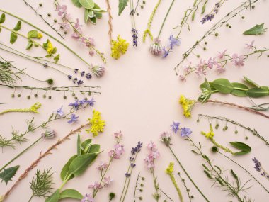 Zarif çiçek arka plan deseni