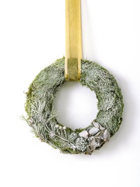 doğal Noel çelenk.