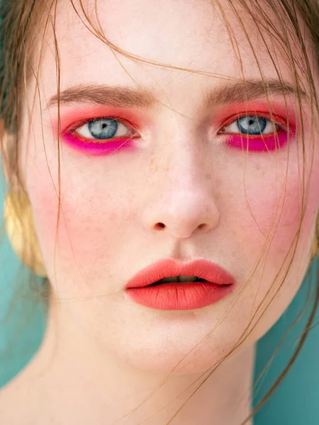 Close-up retrato de beleza . — Fotografia de Stock
