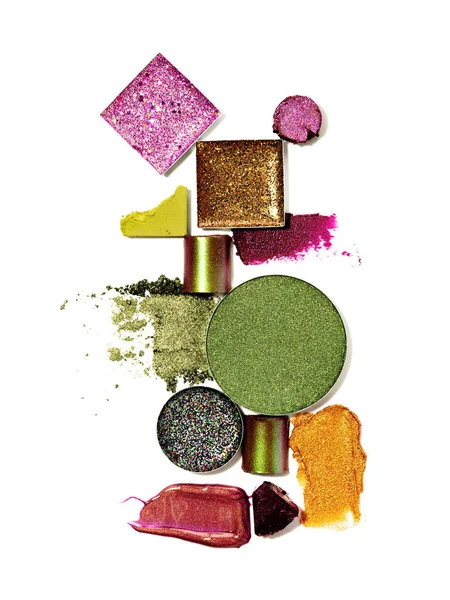 Farbenfrohe Make-up-Produkte Zusammensetzung. — Stockfoto