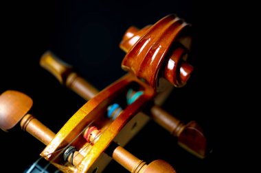 Close-up of Violin clipart